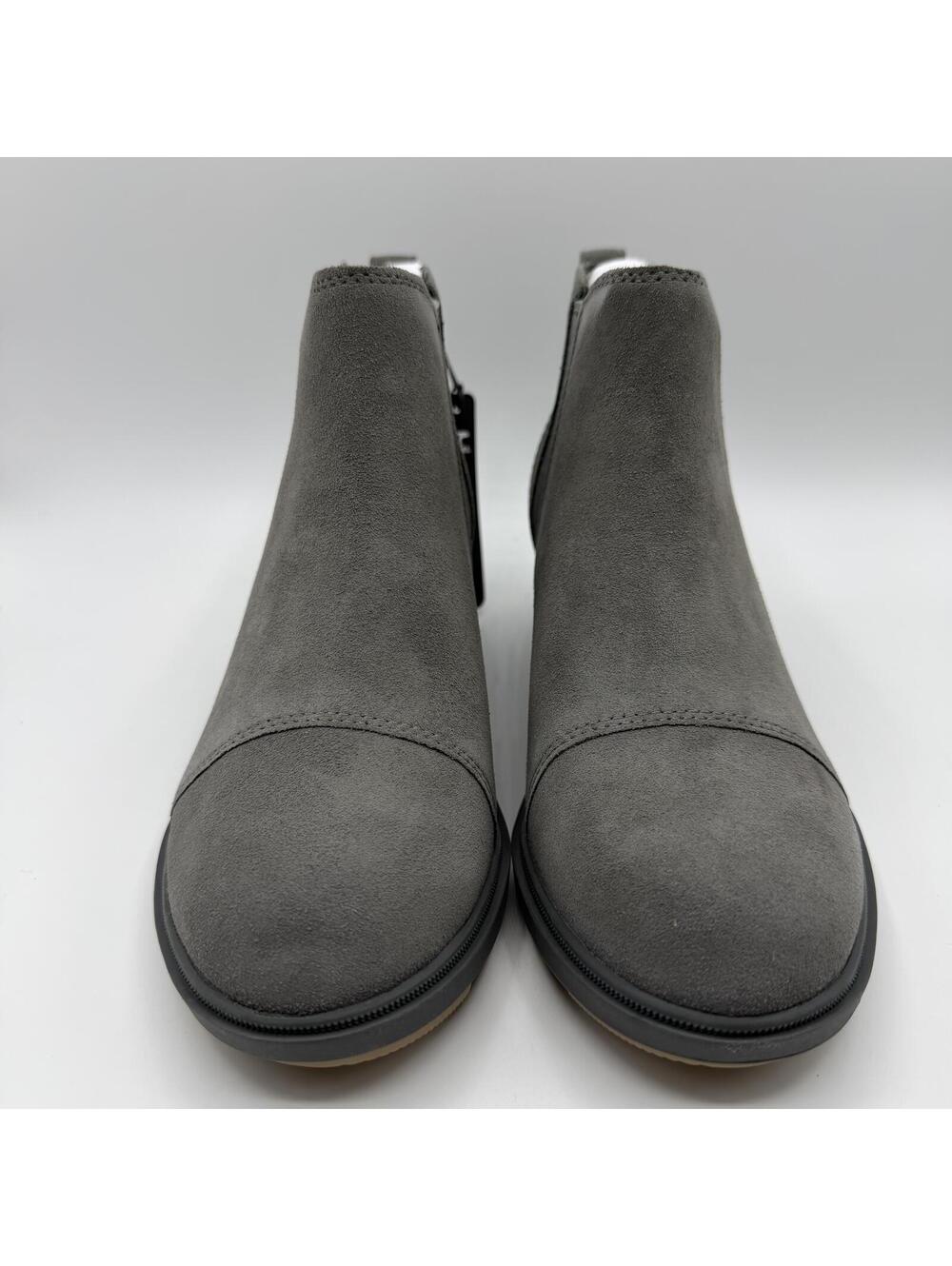 SOREL Evie II Chelsea Boots Gray Suede Women Size 5.5 - Picture 2 of 11